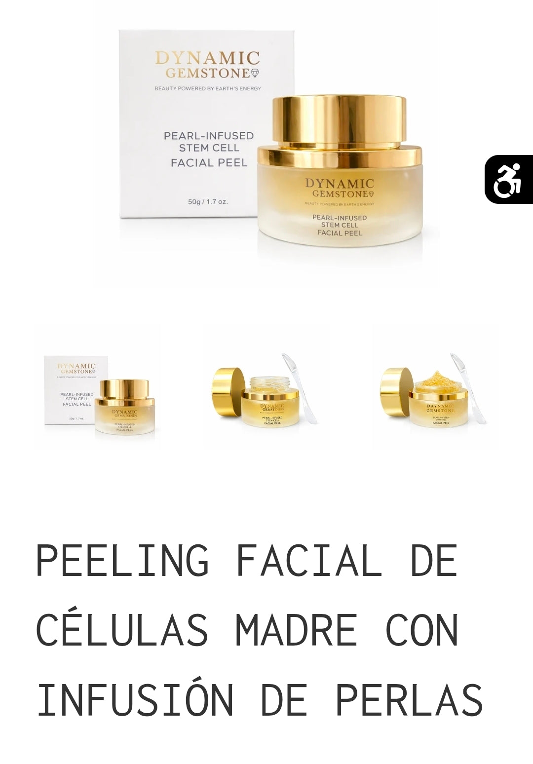 Peeling facial de células madres