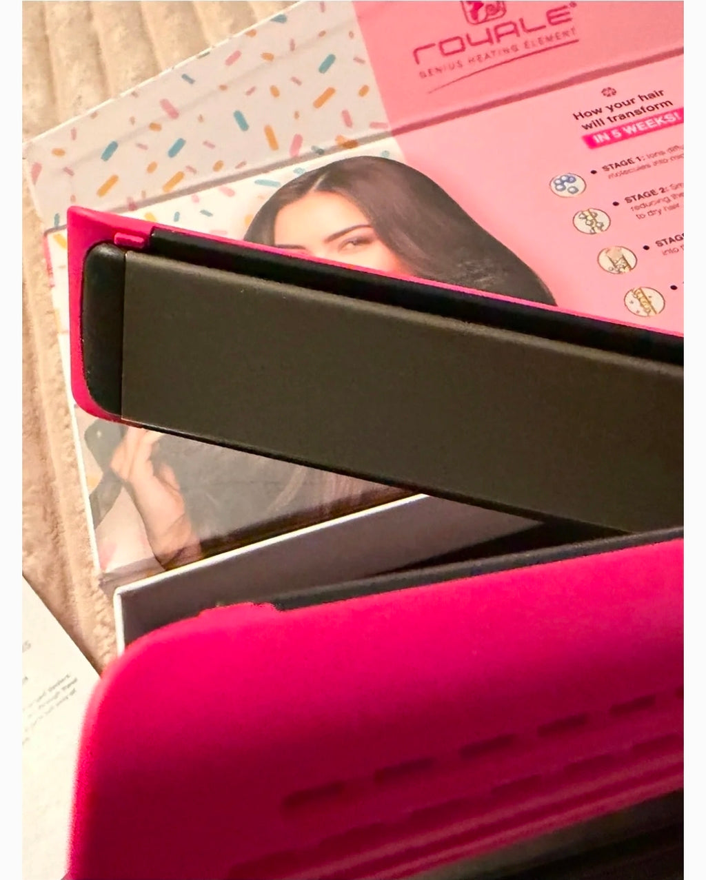✨ Plancha Profesional Royale Sweet Lollipop – Rosa