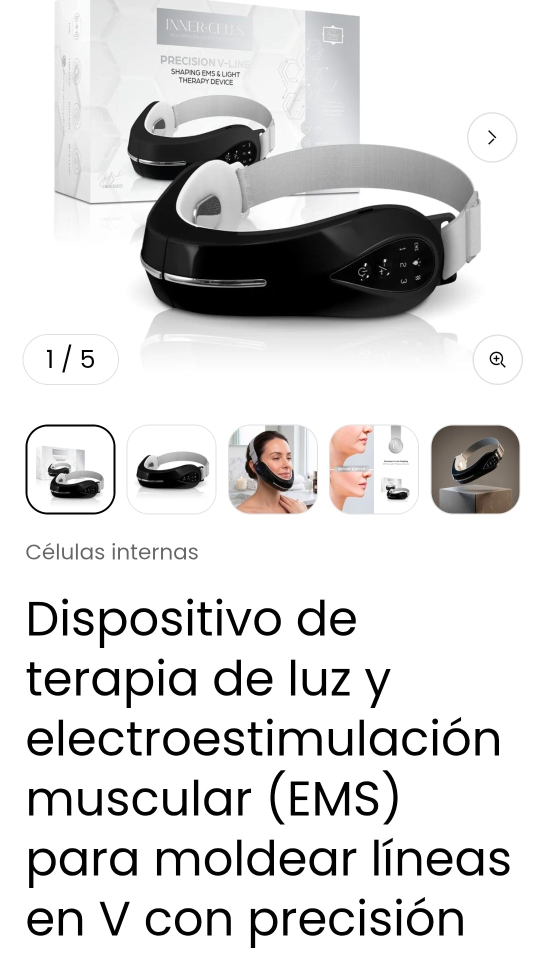 Dispositivos de terapia para la papada