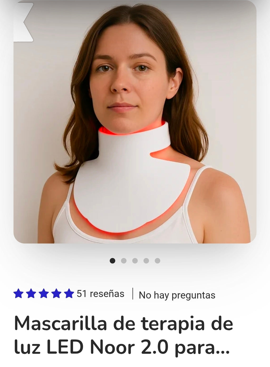 Máscara LED para Cuello y Escote – Décolleté