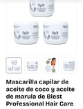 Mascarilla capilar de aceite de coco