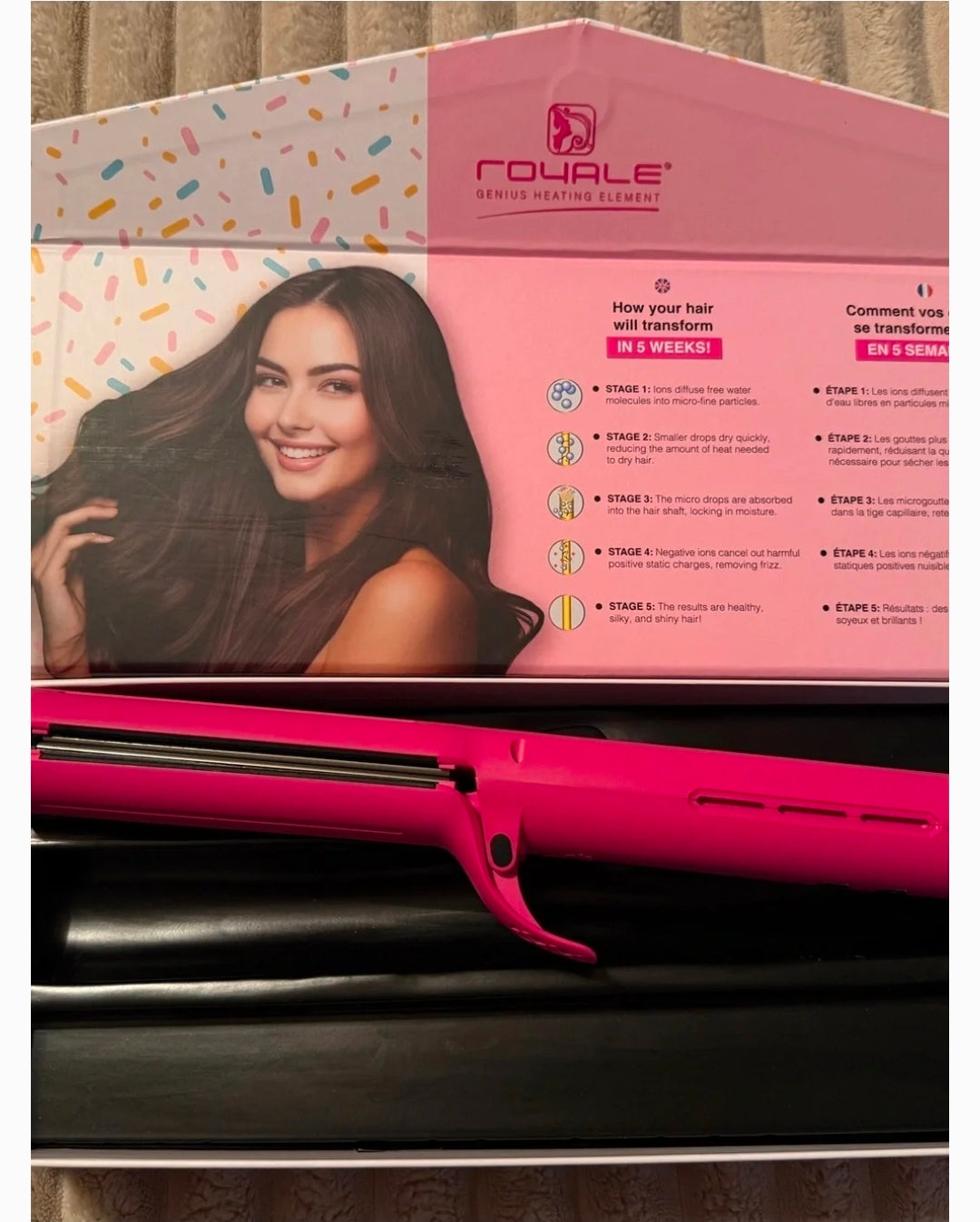 ✨ Plancha Profesional Royale Sweet Lollipop – Rosa