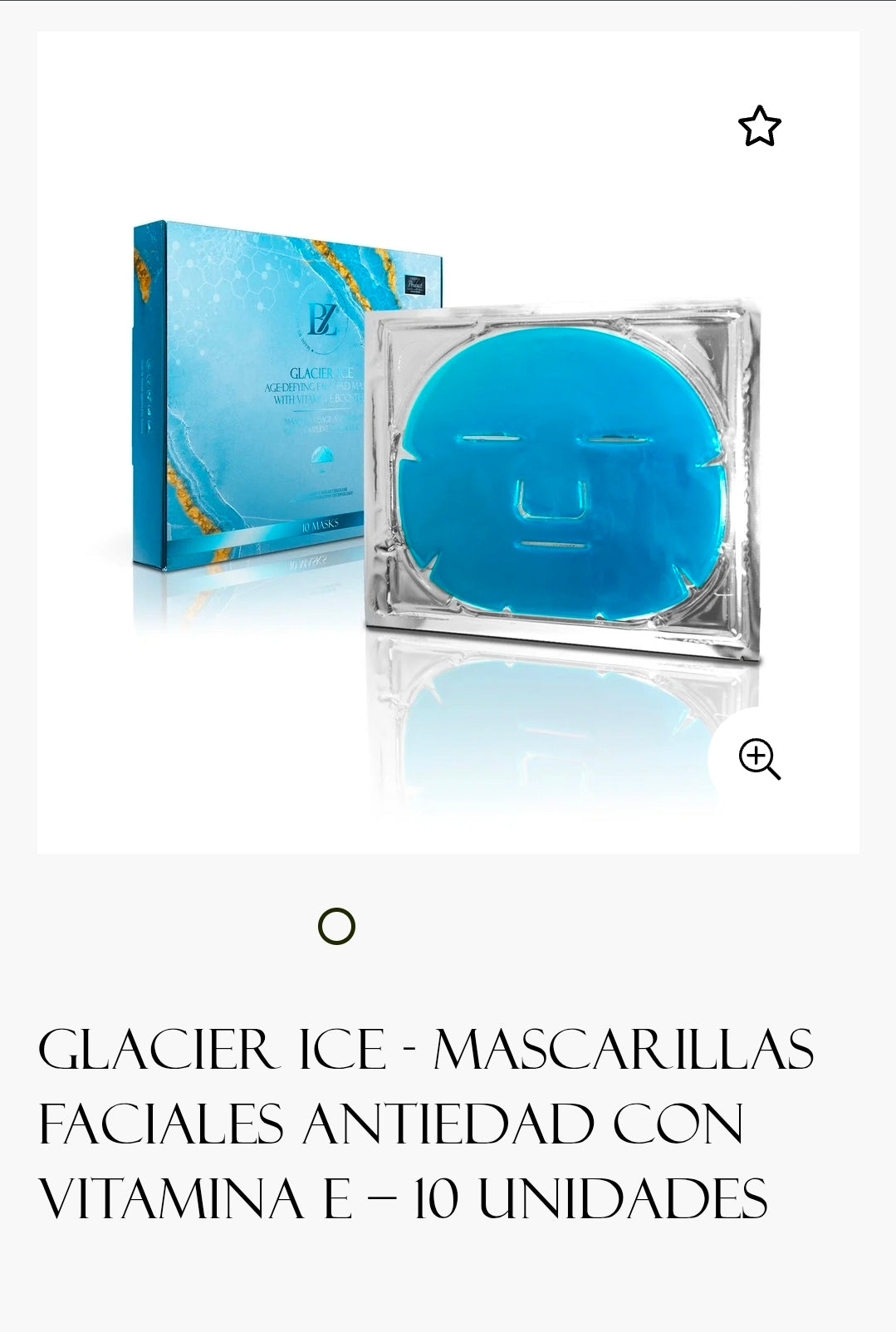 Mascarillas faciales antiedad