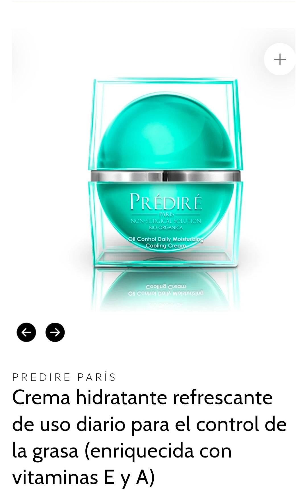 Crema hidratante refrescante